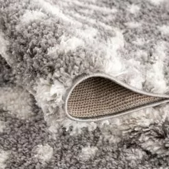 Ryijymatot - Imbabura (harmaa) 10 Ryijymatot - Imbabura (harmaa) -Pyöreät Matot Myymälä pulpyshaggy a541 gray3