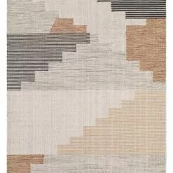 Räsymatto - Pune (beige/valkoinen/musta)