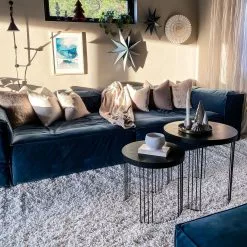 Ryijymatot - Orkney (valkoinen/offwhite) -Pyöreät Matot Myymälä quist.living orkneyvitoffwhite