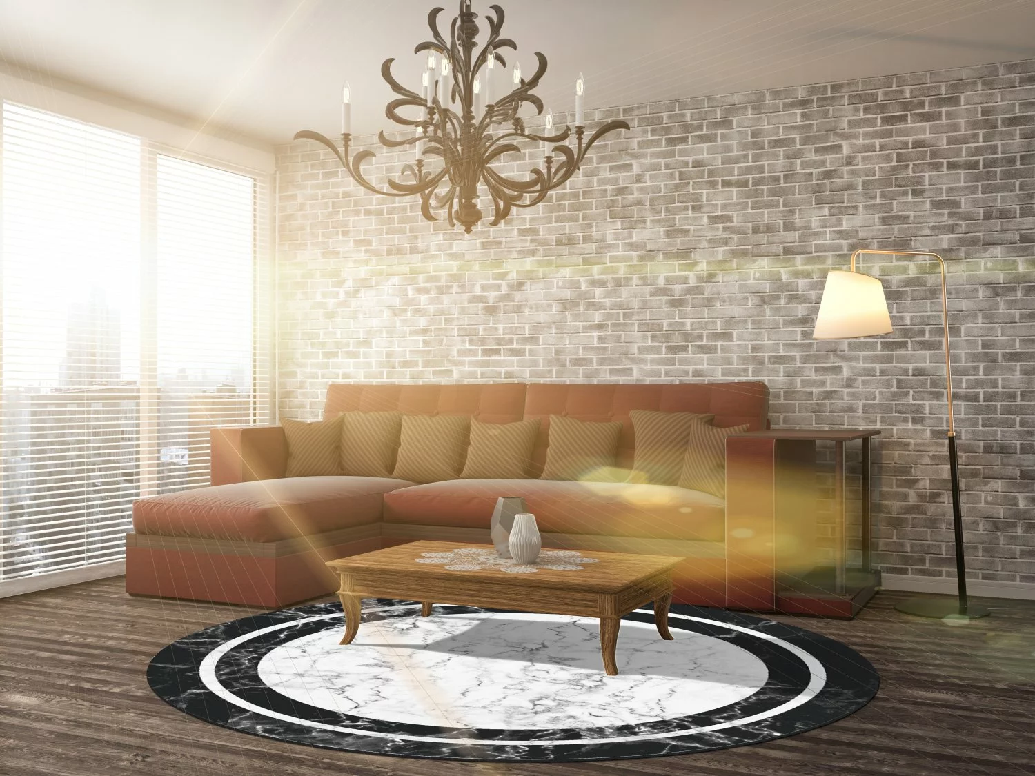 Pyöreät Matot - Amaliada (musta/valkoinen) 4 Pyöreät Matot - Amaliada (musta/valkoinen) - Image 2