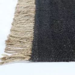 Juutti-matto - Nawa (jute/musta) -Pyöreät Matot Myymälä rp 719.nawa .jute .black jutematta nawa jutesvart matta carpet teppich 03copy