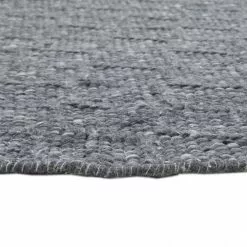 Pyöreä Matot - Rut (tummanharmaa) 7 Pyöreä Matot - Rut (tummanharmaa) -Pyöreät Matot Myymälä rut dark grey r wool ullmatta wollteppich03rr