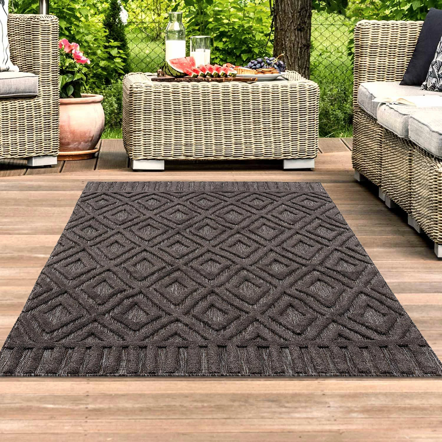 Shaggy Indoor-Outdoor - Lancaster (antrasiitti) 4 Shaggy Indoor-Outdoor - Lancaster (antrasiitti) - Image 2