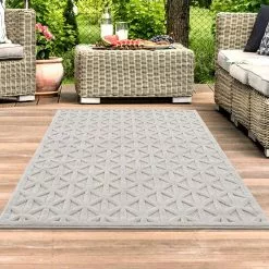 Shaggy Indoor-Outdoor - Aberdeen (beige) -Pyöreät Matot Myymälä san 58500 white outdoor6252