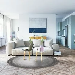 Pyöreät Matot - Shade (harmaa) 8 Pyöreät Matot - Shade (harmaa) -Pyöreät Matot Myymälä shade grey03 ka5395 01rr 1 78228a