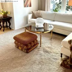 Ryijymatot - Soft Shine (beige) -Pyöreät Matot Myymälä soft shine beige