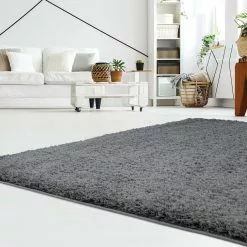 Ryijymatot - Soft Shine (Dummanharmaa) -Pyöreät Matot Myymälä softshine 2236 d.grey main raum