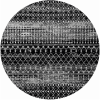Pyöreät Matot - Stella (musta/valkoinen) -Pyöreät Matot Myymälä stellarund