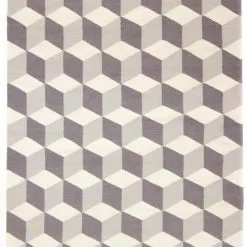 Villamatto - Floriáda (harmaa)