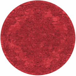 Pyöreät Matot - Valenza (punainen)