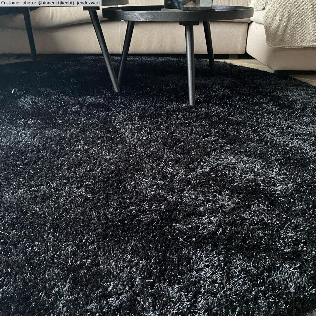 Pyöreä Matot - Cosy (musta) 5 Pyöreä Matot - Cosy (musta) - Image 3