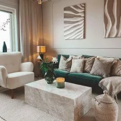 Villamatto - Coastal (creme) 11 Villamatto - Coastal (creme) -Pyöreät Matot Myymälä xxhelenabromancoastalcreme1