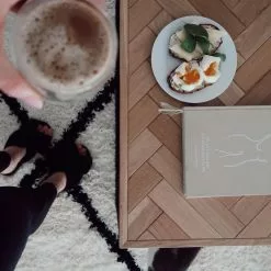 Ryijymatot - Akita (musta/valkoinen) -Pyöreät Matot Myymälä xxlinnnwahlstrom akita