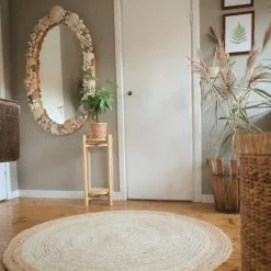 Pyöreä Matot - Wokha (jute) -Pyöreät Matot Myymälä xxlouiseandersson.se wokha