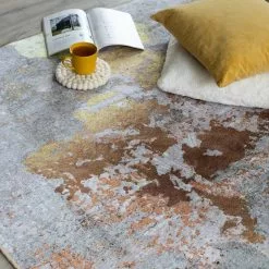 Wilton-matto - Elena (beige/kulta) 11 Wilton-matto - Elena (beige/kulta) -Pyöreät Matot Myymälä xxxcotoinenelenabeigeguld5