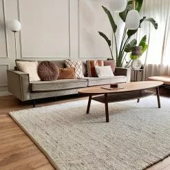 Villamatto - Novo (beige) 13 Villamatto - Novo (beige) -Pyöreät Matot Myymälä xxxloesinterieurdesignnovobeige1