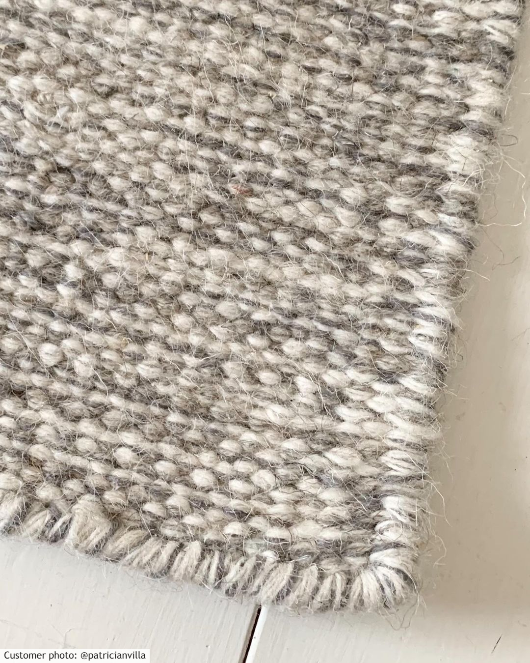 Villamatto - Dhurry (harmaa) 5 Villamatto - Dhurry (harmaa) - Image 3