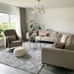 Ryijymatot - Cloud Super Soft (harmaa) 11 Ryijymatot - Cloud Super Soft (harmaa) -Pyöreät Matot Myymälä xxxsofieessayhcloudsupersoftgrey1