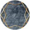 Pyöreät Matot - Zaros (laivastonsininen/kulta) 2 Pyöreät Matot - Zaros (laivastonsininen/kulta) -Pyöreät Matot Myymälä zarosrund